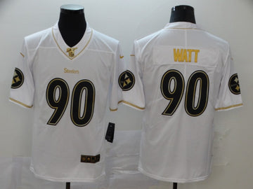 T J Watt Pittsburgh Steelers white jersey