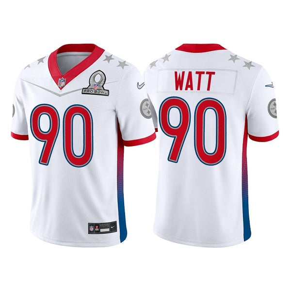 TJ Watt Pittsburgh Steelers white jersey