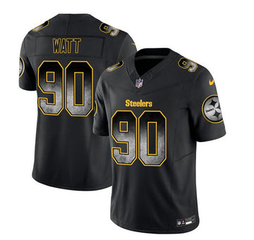 TJ Watt Pittsburgh Steelers black FUSE jersey
