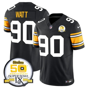 TJ Watt Pittsburgh Steelers black FUSE jersey