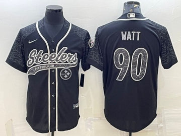 TJ Watt Pittsburgh Steelers black jersey