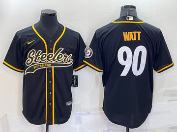 TJ Watt Pittsburgh Steelers black jersey