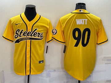 TJ Watt Pittsburgh Steelers gold jersey
