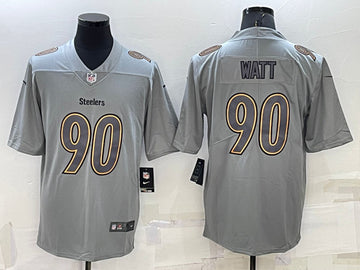 TJ Watt Pittsburgh Steelers gray Fashion jersey