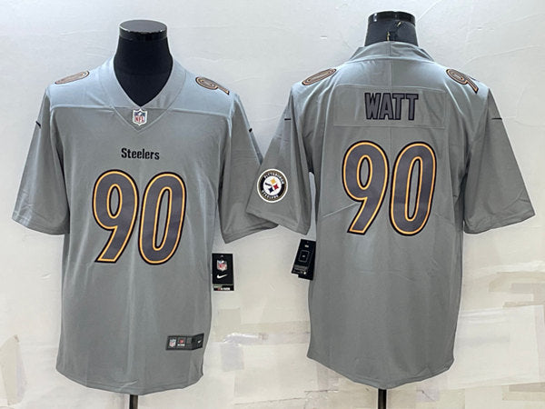 TJ Watt Pittsburgh Steelers gray Fashion jersey