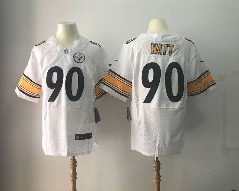 TJ Watt Pittsburgh Steelers white Elite jersey