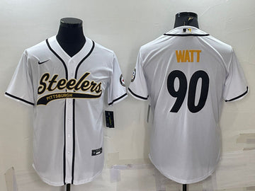 TJ Watt Pittsburgh Steelers white jersey