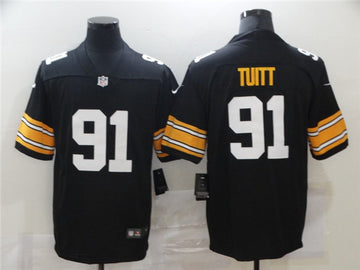 Stephon Tuitt Pittsburgh Steelers black jersey
