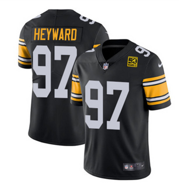 Cameron Heyward Pittsburgh Steelers black jersey