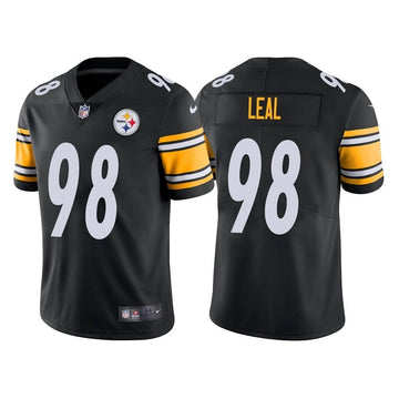 DeMarvin Leal Pittsburgh Steelers black jersey