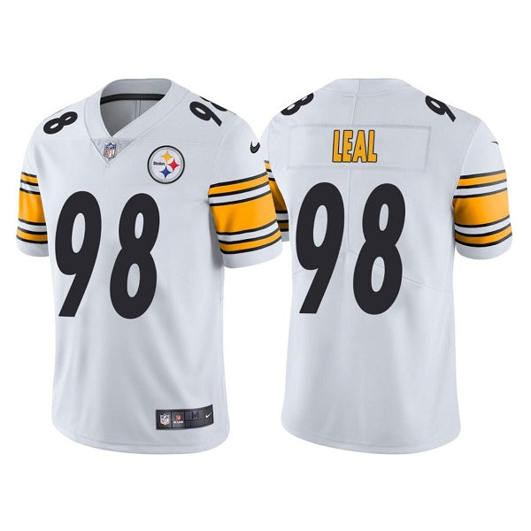 DeMarvin Leal Pittsburgh Steelers white jersey