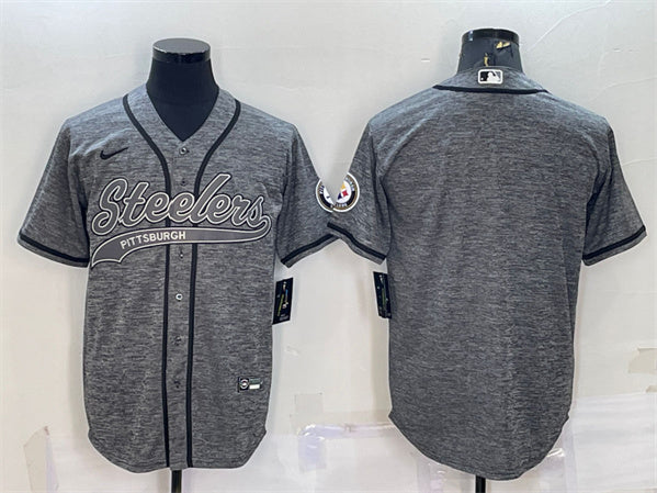 Custom Pittsburgh Steelers gray jersey