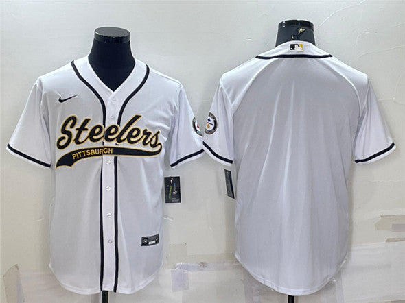 Custom Pittsburgh Steelers white jersey