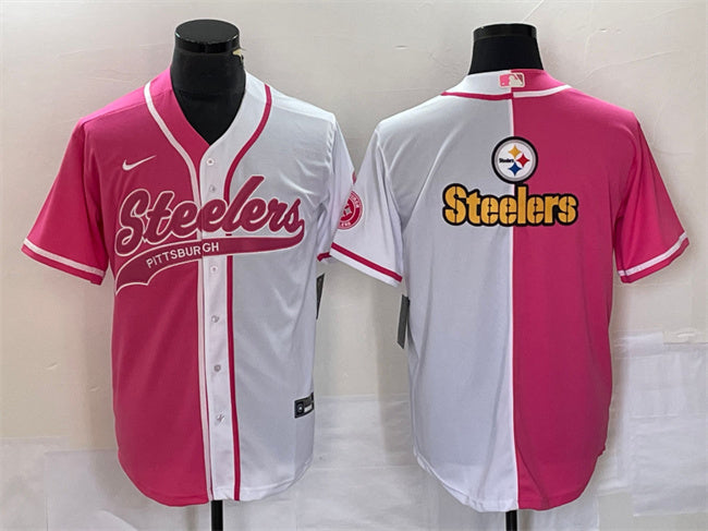 Pittsburgh Steelers white Split jersey
