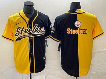 Pittsburgh Steelers yellow Split jersey