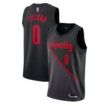 Damian Lillard Portland Trail Blazers black jersey