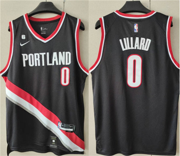Damian Lillard Portland Trail Blazers black jersey