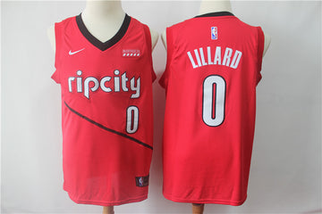 Damian Lillard Portland Trail Blazers red jersey