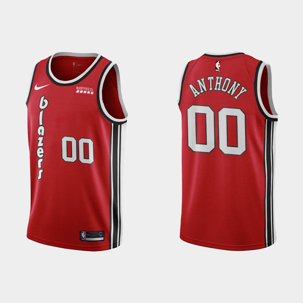 Carmelo Anthony Portland Trail Blazers red Classic jersey