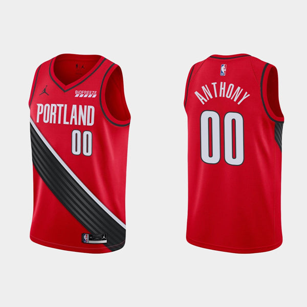 Carmelo Anthony Portland Trail Blazers red jersey