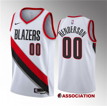 Scoot Henderson Portland Trail Blazers white jersey