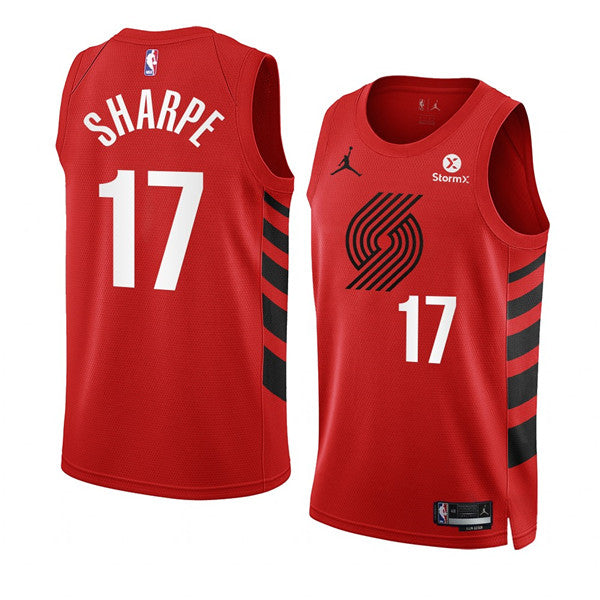 Shaedon Sharpe Portland Trail Blazers red jersey