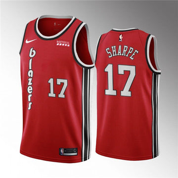 Shaedon Sharpe Portland Trail Blazers red Classic jersey