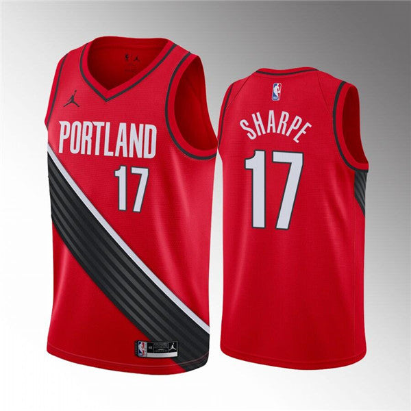 Shaedon Sharpe Portland Trail Blazers red jersey