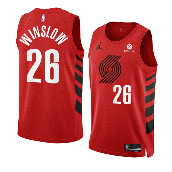 Justise Winslow Portland Trail Blazers red jersey