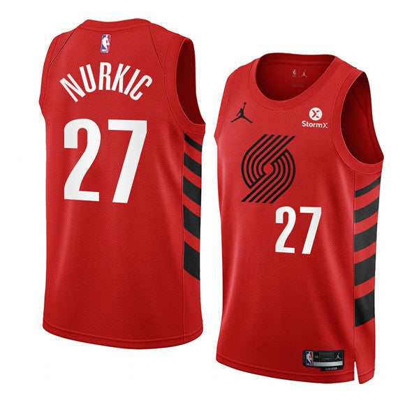 Jusuf Nurkic Portland Trail Blazers red jersey