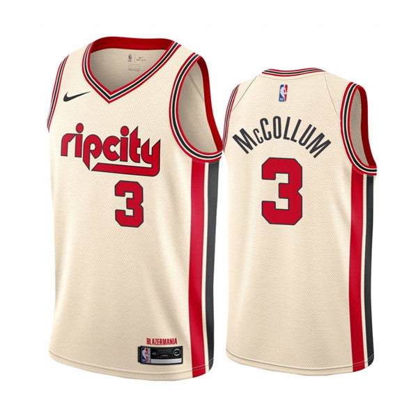 CJ McCollum Portland Trail Blazers City Edition jersey