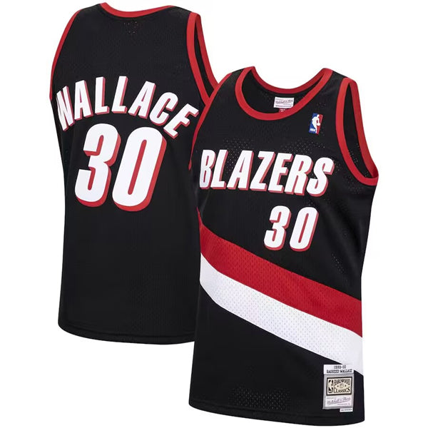 Rasheed Wallace Portland Trail Blazers black jersey