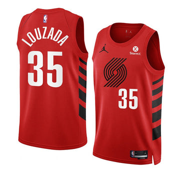 Didi Louzada Portland Trail Blazers red jersey