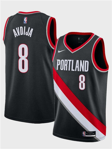 Deni Avdija Portland Trail Blazers black jersey
