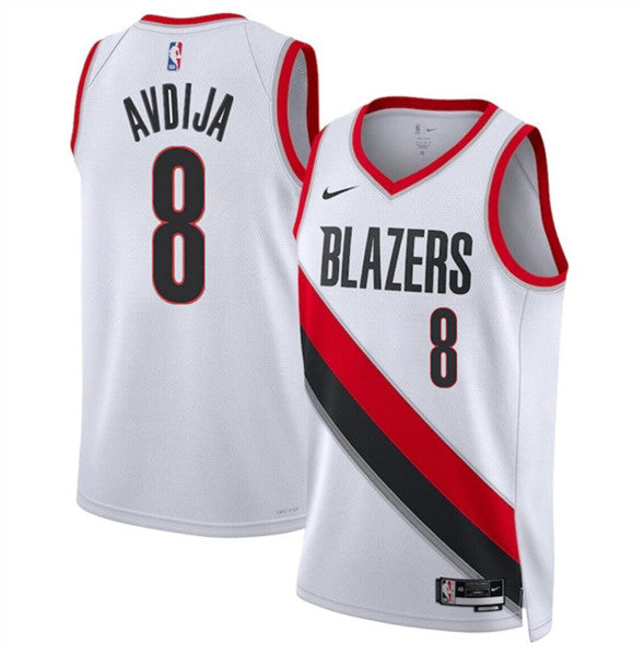 Deni Avdija Portland Trail Blazers white jersey