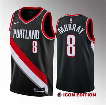 Kris Murray Portland Trail Blazers black jersey