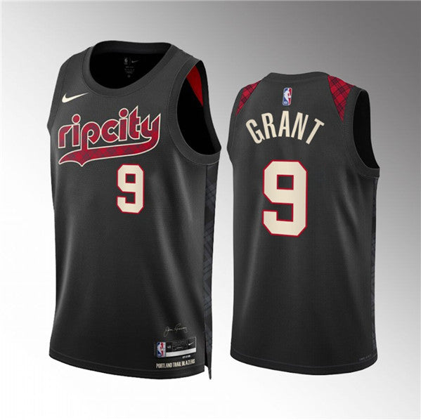 Jerami Grant Portland Trail Blazers black City Edition jersey