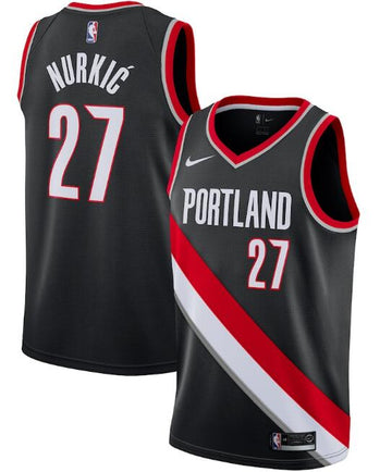 Portland Trail Blazers black jersey