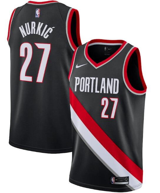 Portland Trail Blazers black jersey