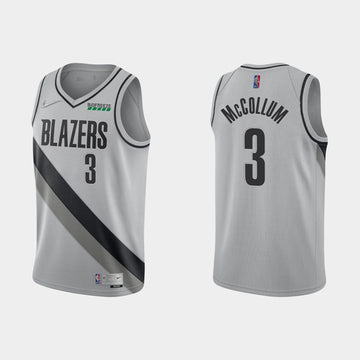 Portland Trail Blazers gray jersey