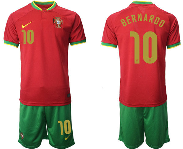 Bernardo Portugal National Team red Home jersey