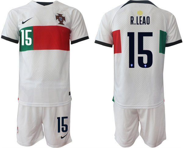 Rleao Portugal National Team white Away jersey