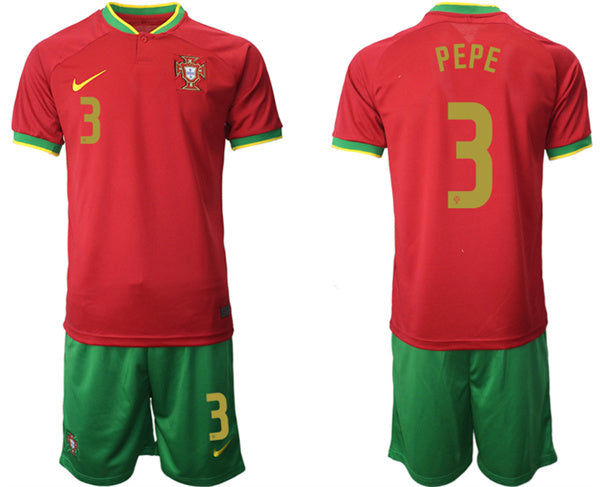 Pepe Portugal National Team red Home jersey