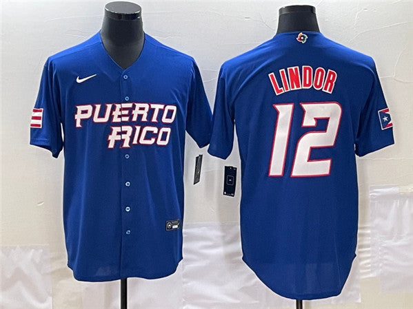 Francisco Lindor Puerto Rico Baseball royal Classic jersey