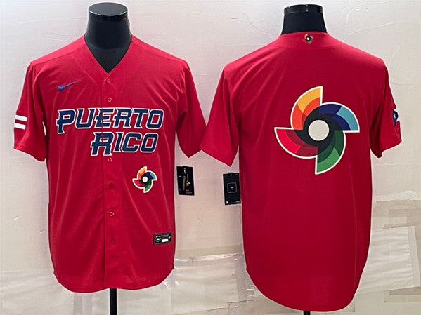 Puerto Rico Baseball red Classic jersey