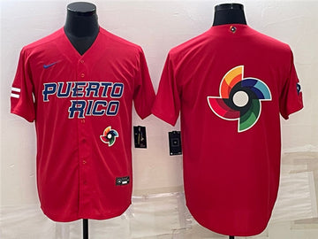 Puerto Rico Baseball red Classic jersey