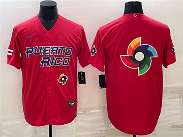 Puerto Rico Baseball red Classic jersey
