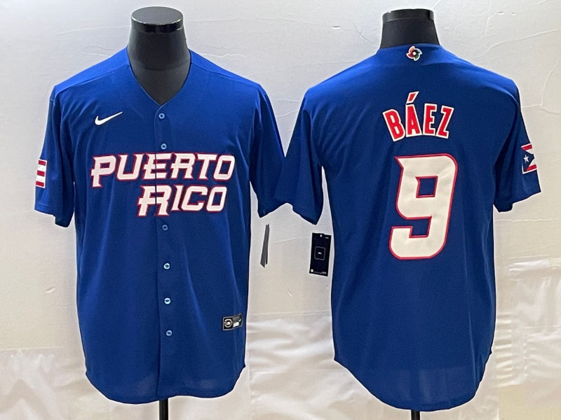 Javier Baez Puerto Rico Baseball royal Classic jersey