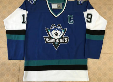 Custom Colorado Avalanche blue jersey