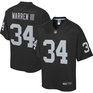 Chris Warren III Las Vegas Raiders black jersey